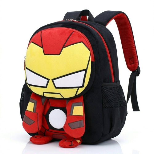 Sac à dos enfant Iron Man 3D coloris Noir